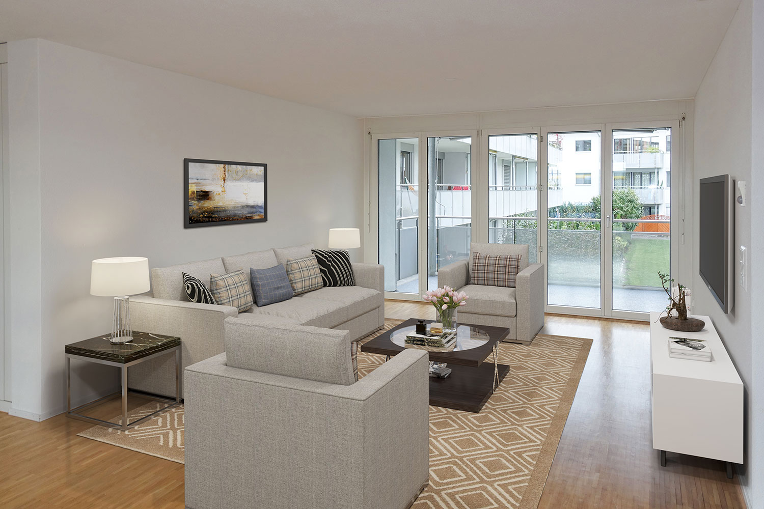 3D Möblierung ist modernes Immobilienmarketing. Der erste Eindruck ist entscheidend.