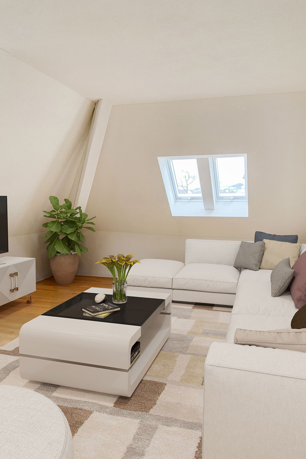 Mit 3D Möblierung, Home Staging, Virtual Staging verkaufen und vermieten Sie Ihre Immobilie schneller und preiswerter!